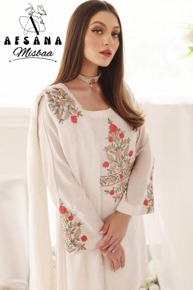 Misbaa By Afsana Faux Georgette Readymade Suits Catalog